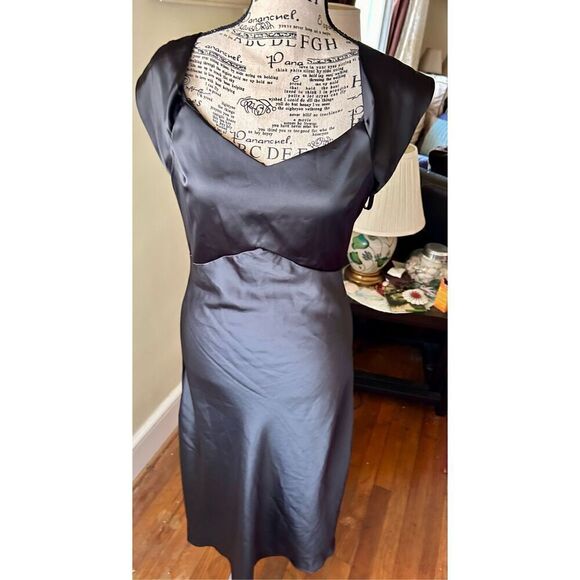 Irococo Black Slip Dress - Picture 1 of 8